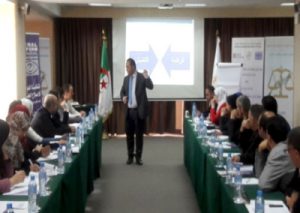 Atelier de formation, organisé du 28 au 29 décembre 2017 à Alger